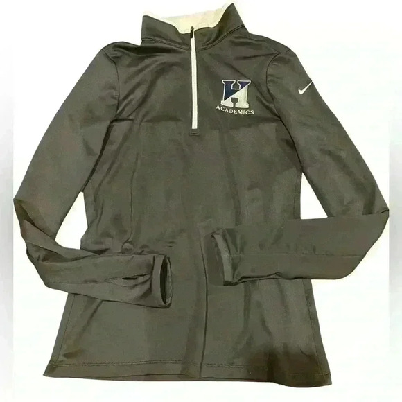 Nike Tops - Nike Golf Size Small Gray H Academics Three Quarter Zip with embroidery